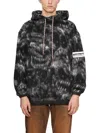 Aries Monster Fleece Hooded Sweatshirt In Black