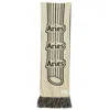 Aries Knitted Column Scarf In Black