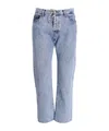 Aries Lilly Straight-leg Jeans In Blue
