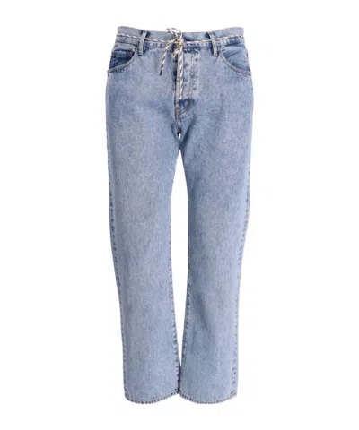Aries Lilly Straight-leg Jeans In Blau