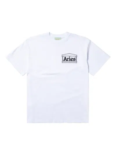 ARIES LOGO-PRINT T-SHIRT