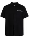 Aries Black Shirt With Embroidery