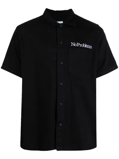 ARIES ARIES LOGO SHORT SLEEVES SHIRT
