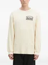 Aries Logo Waffle-pattern Sweatshirt In Neutral