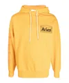 Aries Long-sleeved Sweater In Yellow