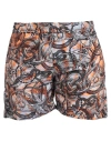 Aries Glycon Board Shorts Purple In Orange