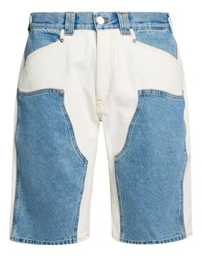 Aries Man Denim Shorts Blue Size 31 Cotton