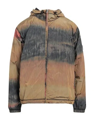 Aries Man Jacket Camel Size L Polyamide, Polyester In Neutral