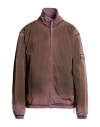 Aries Man Jacket Light Brown Size L Polyamide