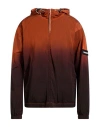 Aries Man Jacket Orange Size L Polyamide In Brown