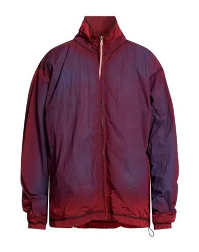 Aries Man Jacket Purple Size L Polyamide In Multi
