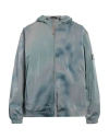 Aries Man Jacket Slate Blue Size Xl Polyamide In Blue