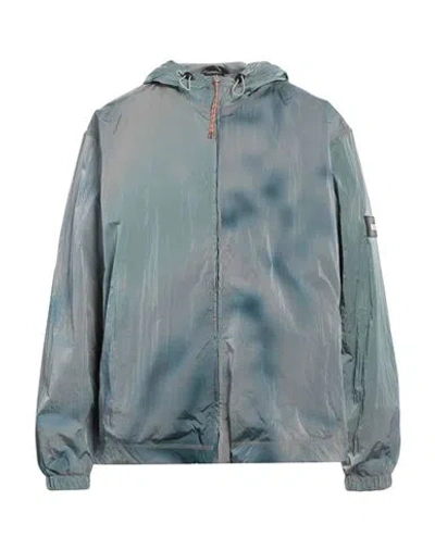 Aries Man Jacket Slate Blue Size Xl Polyamide