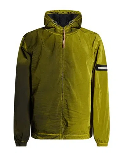 Aries Man Jacket Yellow Size L Polyamide In Green