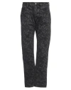 Aries Woman Denim Pants Black Size 31 Cotton In Black