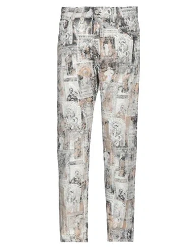 Aries Man Jeans Off White Size 34 Cotton