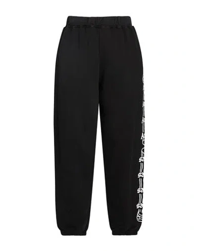 Aries Man Pants Black Size Xl Cotton