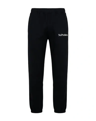 Aries Man Pants Black Size Xl Cotton