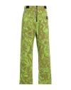 Aries Man Pants Acid Green Size 32 Cotton