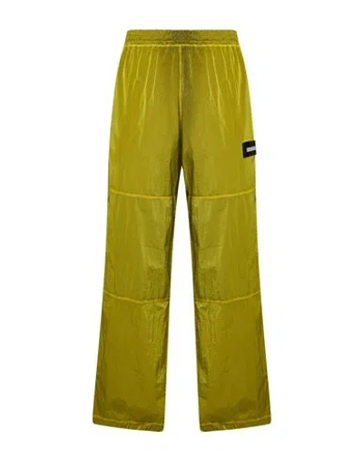 Aries Man Pants Military Green Size Xl Polyamide In Animal Print