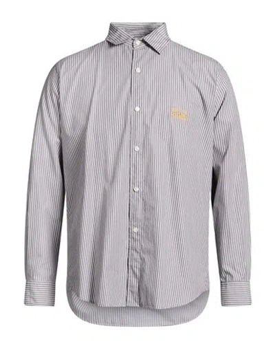 Aries Man Shirt Grey Size M Cotton In Gray