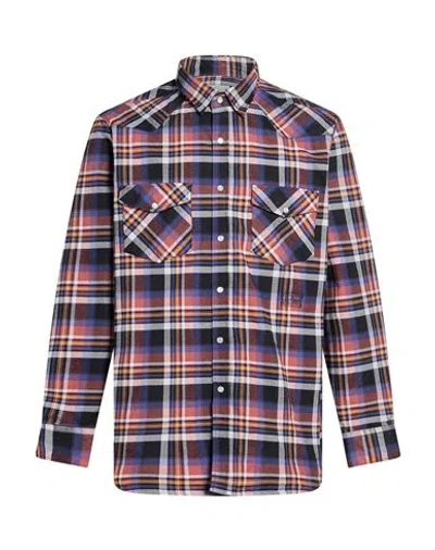 Aries Man Shirt Purple Size L Cotton In Multi