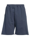 Aries Man Shorts & Bermuda Shorts Navy Size Xl Cotton