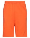 Aries Man Shorts & Bermuda Shorts Orange Size L Cotton In Orange