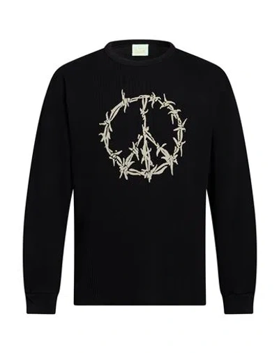 Aries Man Sweater Black Size L Cotton