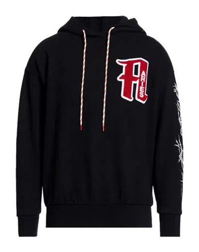 Aries Man Sweatshirt Black Size L Cotton