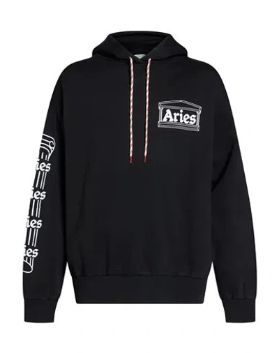 Aries Man Sweatshirt Black Size L Cotton