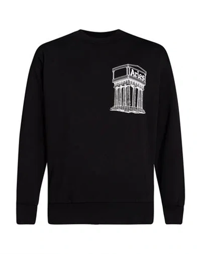 Aries Man Sweatshirt Black Size L Cotton