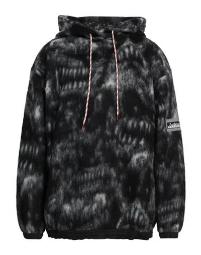 Aries Man Sweatshirt Black Size L Virgin Wool, Polyester, Acrylic