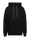 Aries Man Sweatshirt Black Size Xl Cotton In Black
