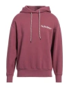 Aries Man Sweatshirt Burgundy Size Xl Cotton In Red