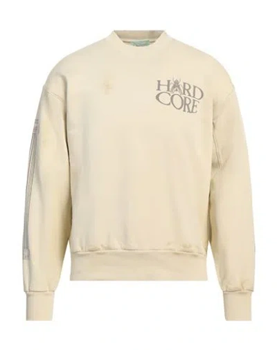 Aries Man Sweatshirt Cream Size Xl Cotton In White
