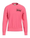 Aries Man Sweatshirt Fuchsia Size Xl Cotton In Pink