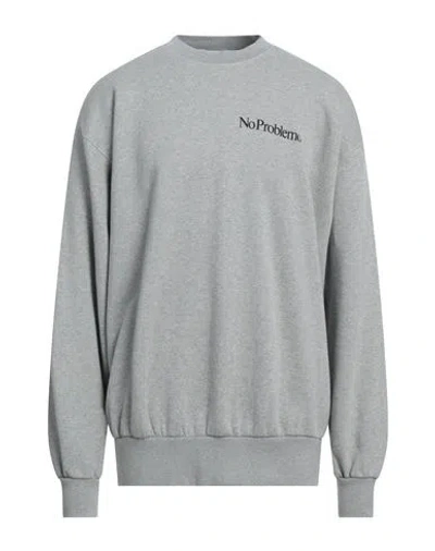 ARIES ARIES MAN SWEATSHIRT GREY SIZE XS COTTON