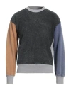 Aries Man Sweatshirt Lead Size Xl Cotton In Grey
