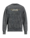 Aries Man Sweatshirt Lead Size Xl Cotton In Grey
