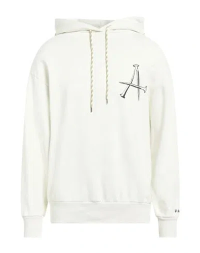 Aries Man Sweatshirt Light Green Size M Cotton In Green