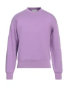 Aries Man Sweatshirt Lilac Size L Cotton In Purple