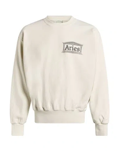 Aries Man Sweatshirt Off White Size L Cotton