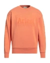 Aries Man Sweatshirt Orange Size L Cotton