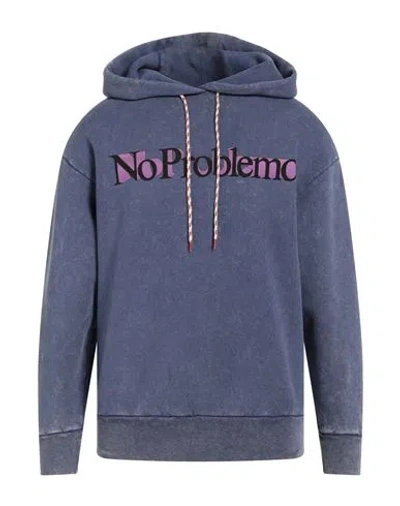 Aries Man Sweatshirt Purple Size M Cotton