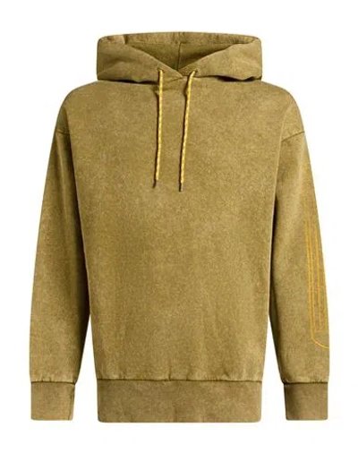 Aries Man Sweatshirt Sage Green Size L Cotton In Brown