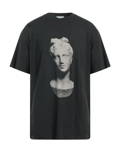 Aries Man T-shirt Black Size Xl Cotton