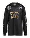 Aries Man T-shirt Black Size Xl Polyester In Black