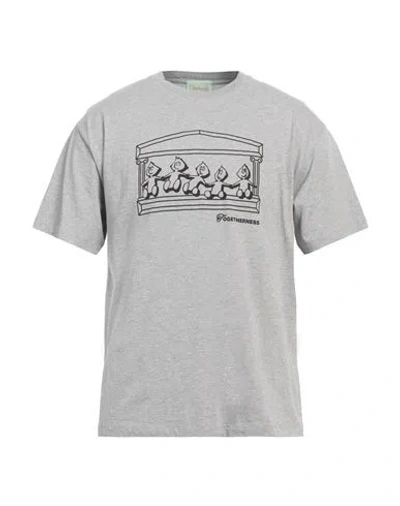 Aries Man T-shirt Grey Size Xl Cotton