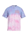Aries Desert Trip Dip-dye Cotton-jersey T-shirt In Purple
